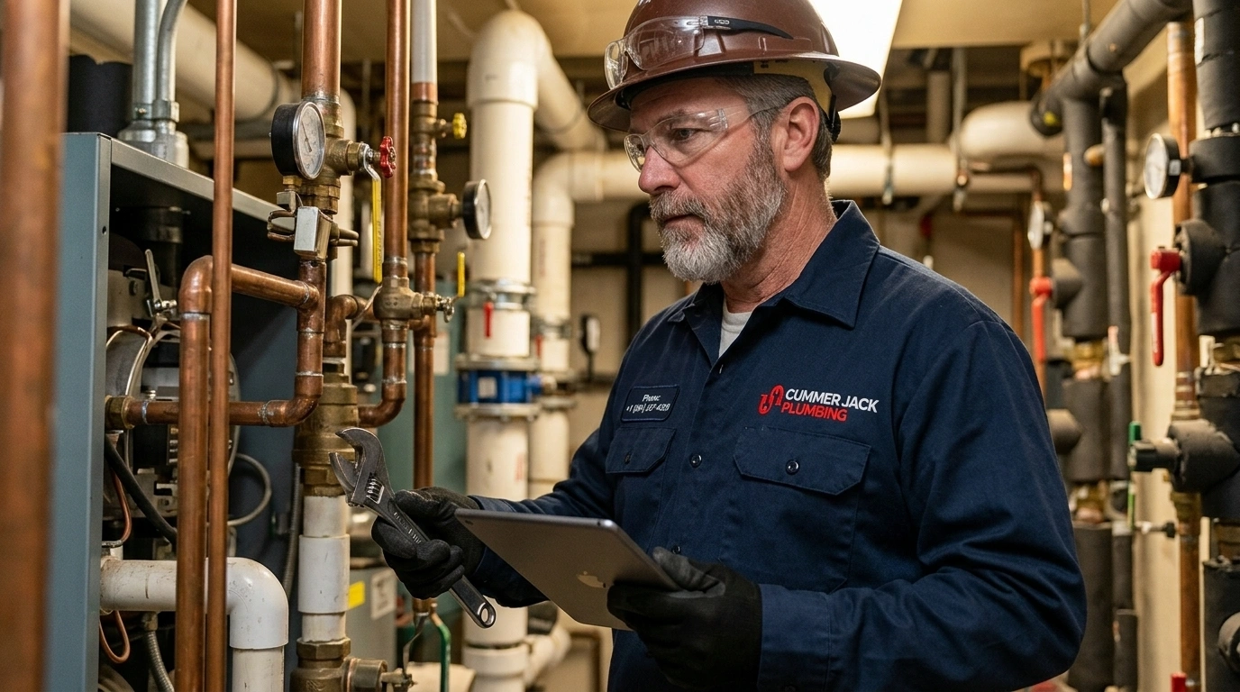 Commercial Plumbing Boiler Room Inspection Service Jacksonville FL