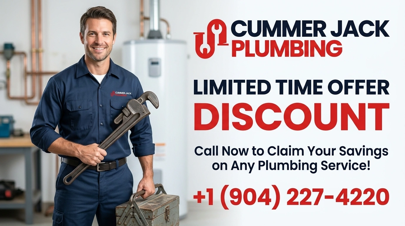 Limited Time Plumbing Discount Offer Available Jacksonville FL