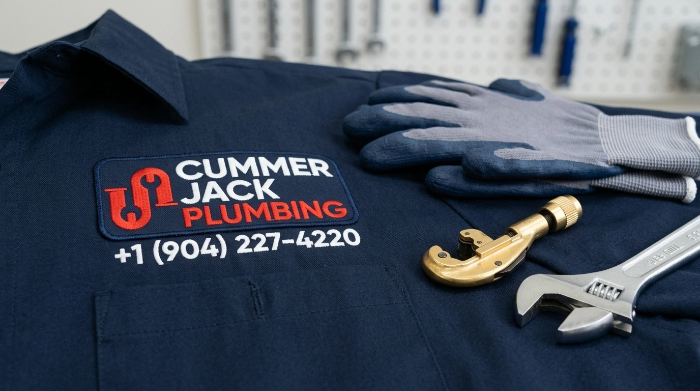 Professional Plumbing Uniform and Tools - Licensed Plumber Jacksonville FL