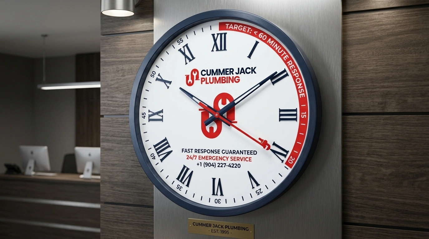 Under 60 Minute Response Time Guarantee - Emergency Plumber Jacksonville FL